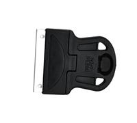 Strumento di pulizia delle unghie compatto con lama in acciaio inox e comodo adesivo senza sforzo etichetta rimozione adesivo vernice metallo raschietto vernice metallo colore metallo