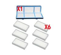 Strumento di pulizia Filtro antipolvere primario spazzola laterale efficiente filtro Hepa per v5 v5s V3 V3s v5pro V50 V55 x5 robot aspirapolvere parti di ricambio accessori (colore: trasparente)