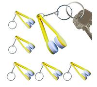 Strumento di pulizia per occhiali, clip per la pulizia degli occhiali, 6 pezzi di impronta digitale cancellare le piccole mostre, pulitore, portatili, morbidi per il trasporto