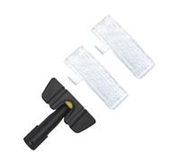 Strumento di pulizia per superfici multiple Ugello a spazzola pieghevole e panni in microfibra riutilizzabili Accessori per pulitori a vapore Ugello portatile pieghevole per pulitore a vapore