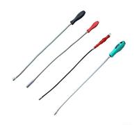 Strumento di raccolta pieghevole con potente magnete e asta flessibile in acciaio inox per recuperare chiavi, viti, bulloni in spazi ristretti (D)