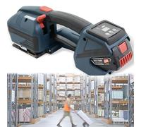 Strumento Di Reggiatura Elettrico Automatico, Strumento Automatico Portatile Per Cinghie Di Plastica, Reggiatrice Elettrica Automatica, 4000mAh, Larghezza 13-16mm, Per Fabbriche, Magazzini 1battery