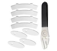 Strumento di regolazione a disco - 19 x 4 x 0,6 cm rotore - , rotore per bicicletta, chiave direzionale, strumento di riparazione ad alte prestazioni con mountain bike | garage workshop