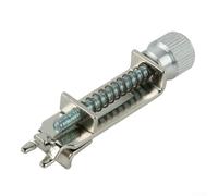 Strumento di regolazione a doppia scossa per chitarra con intonazione tremolo con struttura in metallo per una regolazione stabile della posizione della sella (argento)