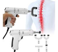 Jrcfnss Strumento di Regolazione chiropratica, Pistola elettrica di Regolazione chiropratica, massaggiatore Muscolare Profondo, Dispositivo di rilassamento, massaggiatore attivatore della Colonna