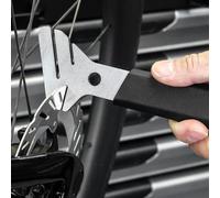 Strumento di regolazione del freno a disco per biciclette con design regolabile a tre punti e struttura in acciaio inossidabile spesso 5 mm per un allineamento preciso e controllo della coppia sui
