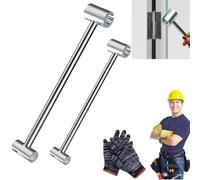 Strumento di regolazione della cerniera della porta, chiave di regolazione dello spazio delle cerniere da 14-23 mm, strumento di riparazione per porte (14-19 mm + 23-25 mm)