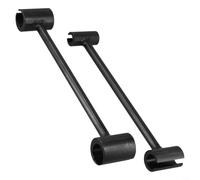 Strumento di regolazione per cerniere da 8/19 mm, include 2 chiavi e guanti (nero)