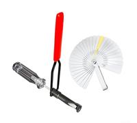 Strumento di regolazione valvola automobilistica 10 mm con 32 gauge foglio di rame Feeler Gauge per l'uso con Honda per Toyota per controlli di distanza valvola