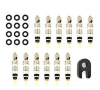Strumento di ricambio per valvola Presta 2612PCS CNC Kit per tubi bici da strada (12 pezzi)