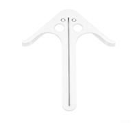 Strumento di ricerca centrale, 91 x 74 mm e 155 x 128 mm, barra rotonda per dispositivo di centraggio per la lavorazione del legno, posizionamento accurato, si adatta saldamente senza scivolare