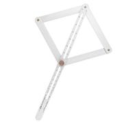 Strumento di ricerca degli angoli in alluminio ad alta precisione con forti disegni ispessiti 2 Tipo per progetti di costruzione di lavorazione del legno Cercatori di angoli ad alta precisione per la