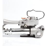 Strumento di rilegatura elettrico, pressa pneumatica portatile A19, pressa pneumatica per termofusibile, macchina per reggia in acciaio e plastica PET, accessori del produttore, istruzioni allegate,