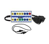 Strumento di rilevamento del connettore del segnale diagnostico del rilevatore del protocollo OBDII della scatola di sblocco OBD2 a 16 pin per i veicoli