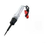 Strumento di rilevamento della tensione 6 V 24 V con sonda in metallo e manico in plastica per la risoluzione dei problemi elettrici automobilistici (trasparente)