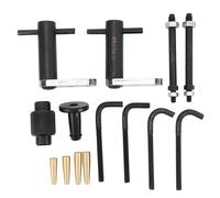 Strumento di rimodellamento dell'iniettore iniettore di carburante Costruzione in acciaio per Continental Delphi Kit 8 pezzi con 6 strumenti di rimozione della tenuta