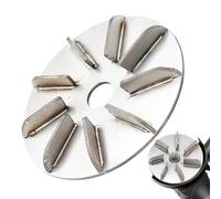 Strumento di rimozione dei peli di animali, strumento di pulizia e rimozione con 9 ingranaggi, disco raschietto per la rimozione dei peli di animali, per governare galline, galletti, pecore,