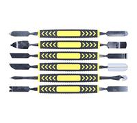 Strumento di Rimozione del Jack per Cuffie, Strumento Spudger da 6pcs Metallo Spudger, a Doppia estremità Aprendo, Kit di Strumenti di Riparazione Portatile con di Riparazione dello Schermo