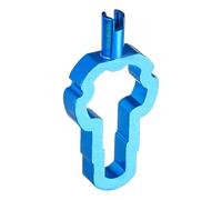 Strumento di rimozione del nucleo della valvola della bicicletta, strumento di riparazione della valvola, chiave multifunzionale in lega di alluminio, strumento manuale per la rimozione del nucleo