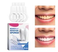 Strumento Di Rimozione Della Macchia Di Denti Compatta - Sponge Di Spazzolatura A Misura Di Smalto, Gomma Color | Polverendo Oggetti Per Uomini E Donne Per Pulire La Bocca A Casa Per La Cura Dei Denti
