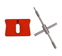 Strumento di rimozione della ruota da pesca, attrezzatura essenziale per la manutenzione dei mulinelli da lancio dell'esca (rosso)