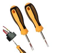 Strumento di rimozione per terminali, Pin Release Tools Kit, Wiring Harness Extractor Set, Automotive Plug Connector Pins Puller Tool for Electrical Repair Truck, Garage, Repairs Shop, 12.7/6.4/4.2