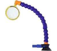 Strumento di riparazione ammaccature auto, 41 cm con lente d'ingrandimento 5X, giunto flessibile e ventosa manuale per rimozione precisa delle ammaccature della vernice