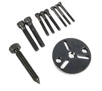 Strumento di riparazione del climatizzatore per auto Strumento di smontaggio del cuscinetto Kit di rimozione della frizione del compressore in acciaio per risparmiare tempo compatibile con varie auto
