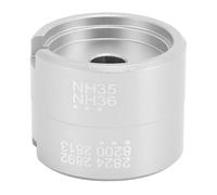 Strumento di riparazione del modello di movimento del movimento per orologi Durevole Strumento di riparazione del supporto per supporto di base in alluminio per gli appassionati (D'oro) (Argento)