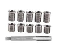 Strumento di Riparazione della Filettatura della Candela, Strumento di Riparazione della Filettatura della Candela in Acciaio Inossidabile Bullone M10X1.0 M12X1.0 Rubinetto