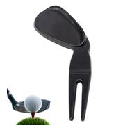 Strumento di riparazione divot - design per risparmiare spazio. Marcatore divot del campo, impugnatura non slip, club da golf multifunzionale | Strumento di riparazione del tappeto erboso per