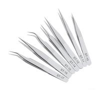 Strumento di riparazione elettronico 1pc pinzette antistatiche in acciaio inossidabile per compiti di precisione (ST-15)