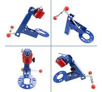 Strumento di Riparazione Parafango Telaio in Metallo Fender Roller Estensione di Riforma con Braccio Regolabile 180° per Manutenzione Automobile, Blu (blu)