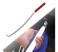 Strumento di riparazione per ammaccature in lamiera, per uso automobilistico, con forma a coda di balena e manico rivestito in gomma, per un comodo uso prolungato