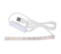 Strumento di riparazione per fessure luminose a LED per sassofono, flauto e clarinetto, luce di rilevamento alimentata tramite USB, di colore rosso, con striscia flessibile, tester