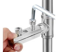 Strumento di riparazione per tubi con chiave di estrazione, progettato per un facile utilizzo ed efficace nel fissaggio di tubi rotti e nella rimozione di viti danneggiate (120 mm)