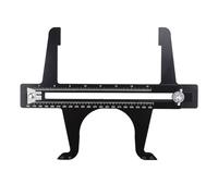 Strumento di ripristino del calibro del freno Strumento di ripristino della misurazione del tamburo del freno in acciaio inossidabile di grado professionale per la regolazione