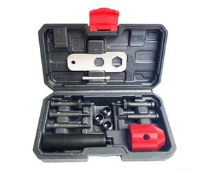 Strumento di rivettatura elettrico compatibile con avvitatore a batteria, set adattatore compatto con custodia protettiva per il trasporto