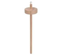Strumento di rotazione del filo di faggio intagliato con filo intagliato in legno per principianti all'uncinetto e appassionati di artigianato 12,8 pollici 1pc