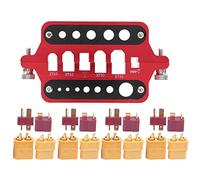 Strumento di saldatura di saldatura del moo di veicolo auto RC universale con set di dadi impostato per spina XT60 TADO DI Isolamento nero per appassionati di auto RC Red Metal 11