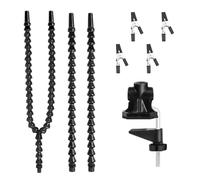 Strumento Di Saldatura Di Terza Mano - Supporto Per PCB Rotante A 360 Gradi Bracci Che Aiutano Le Mani | 4 Bracci Flessibili Con Tavolo Regolabile Porta PCB Rotante Per Banchi Per Figurine Di