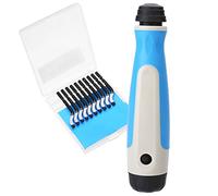 Strumento di sbavatura a mano, kit di sbavatura per smussatura con 10 lame di ricambio per stampa 3D e taglio in resina