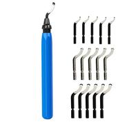 Strumento di sbavatura portatile blu dotato di 10 taglierina BS1010 o 15 taglierina adatto per metallo e rimozione sbavature kit professionale di sbavatura