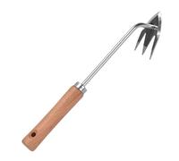 Strumento di scardatura | Strumento di scardo per giardinaggio | Maniglie ergonomiche a 3 denti robusti per rimuovere le erbe nei giardini e nei cortili
