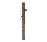 Strumento di scrittura dal design a forma di bambù, realizzato in ottone massiccio sapientemente bilanciato, con impugnatura ergonomica e sc