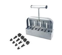 Strumento di semina in alluminio Aiuto per piantare il giardinaggio con resistente alla ruggine per casa giardino e vivaio professionale Applicazione comoda tenuta