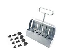 Strumento di semina in alluminio Aiuto per piantare il giardinaggio con resistente alla ruggine per casa giardino e vivaio professionale Applicazione Seminatrice antiruggine