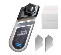 Strumento di smussatura per lastre di gesso - Taglierina rapida in lega di alluminio per piastre di gesso | Pialla angolare Performante con 10 lame per taglio a soffitto e lavori di finitura