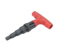 Strumento di smussatura quadrupla permanente con frange di precisione 4 misure Strumento manuale in acciaio per lavori di tubi Alesatore conico portatile