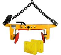 Strumento di sollevamento con pinza for movimentazione granito in acciaio legato a catena for impieghi gravosi, adatto for il trasporto di isole di granito.(12 in)